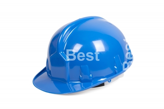 Blue hard hat