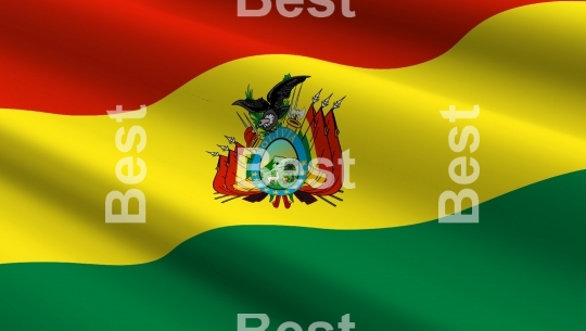 Bolivia flag background