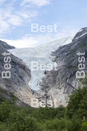 Briksdalsbreen glacier