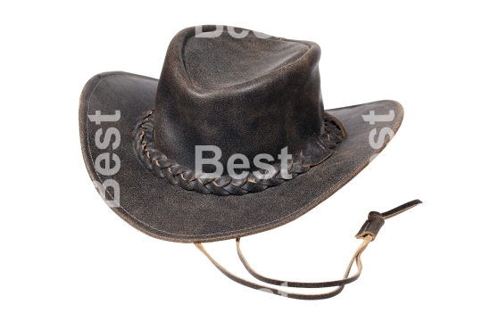 Brown cowboy hat