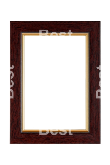 Brown with gold picture frame