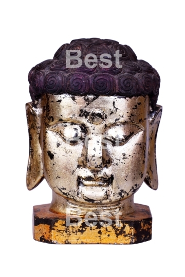 Buddha face statue