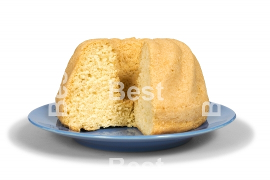 Cake isolated on white