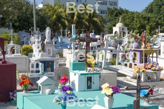 Cemetery in Isla Mujeres