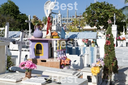 Cemetery in Isla Mujeres