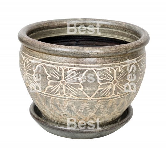 Ceramic garden pot