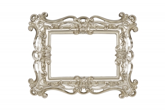 Champagne carved picture frame