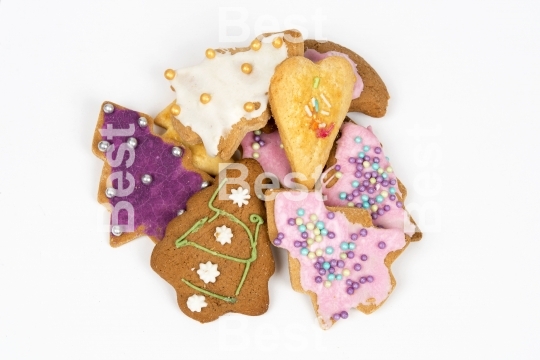 Christmas gingerbread cookies