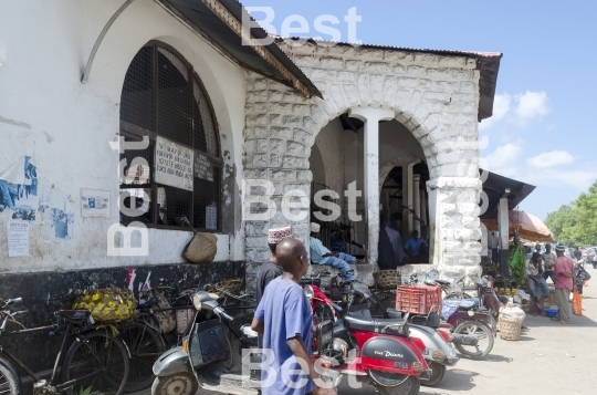 City market in Stone Town