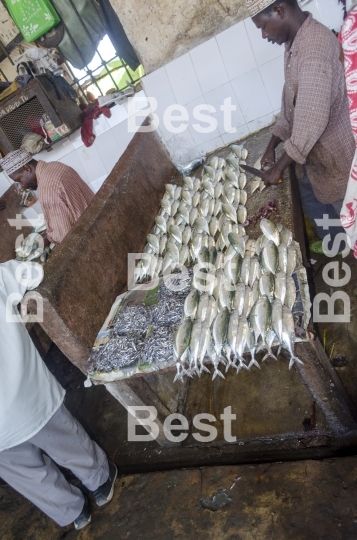 City market in Stone Town