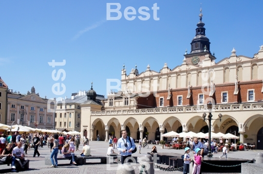 City Square with Old Market hall in Krakow