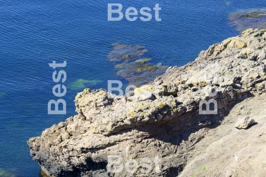 Cliffs on the Baltic Sea, Bornholm Island