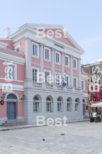 Colorful street in Kerkyra