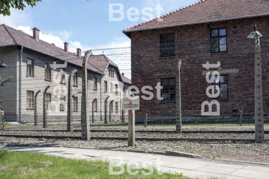 Concentration camp in Oswiecim