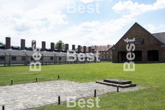 Concentration camp in Oswiecim