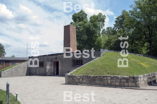 Concentration camp in Oswiecim