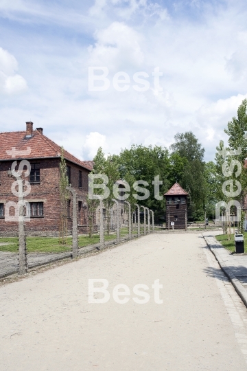 Concentration camp in Oswiecim