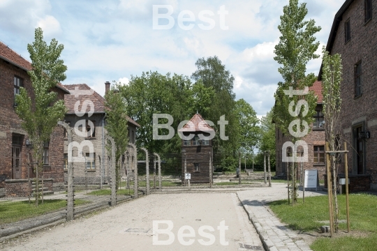 Concentration camp in Oswiecim