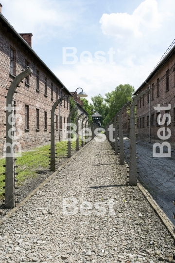 Concentration camp in Oswiecim