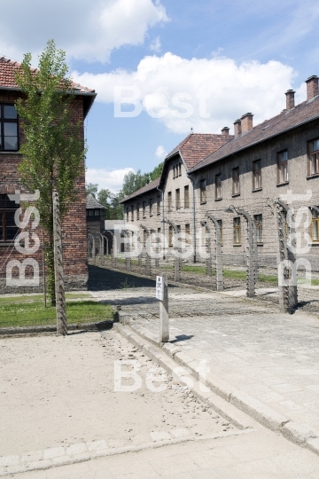 Concentration camp in Oswiecim