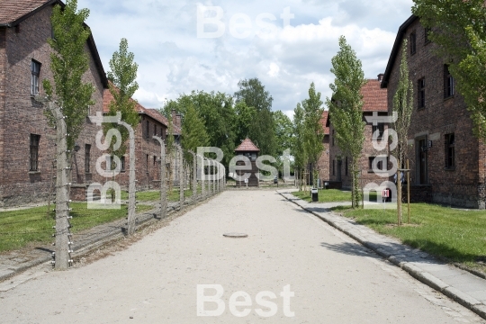 Concentration camp in Oswiecim