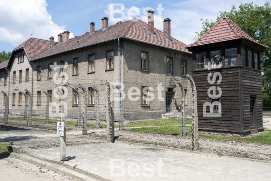 Concentration camp in Oswiecim
