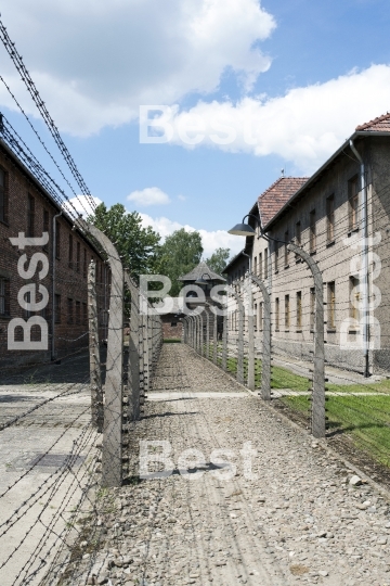 Concentration camp in Oswiecim