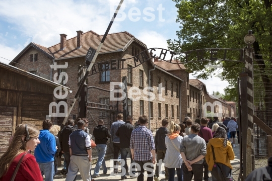 Concentration camp in Oswiecim