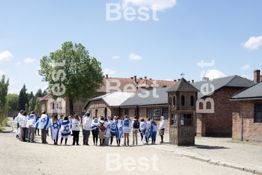 Concentration camp in Oswiecim