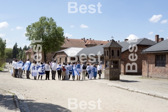 Concentration camp in Oswiecim