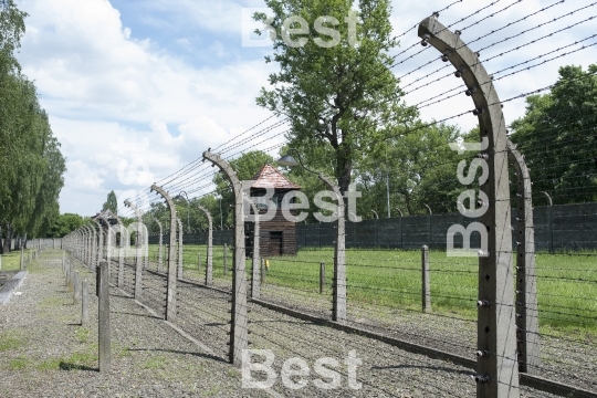 Concentration camp in Oswiecim