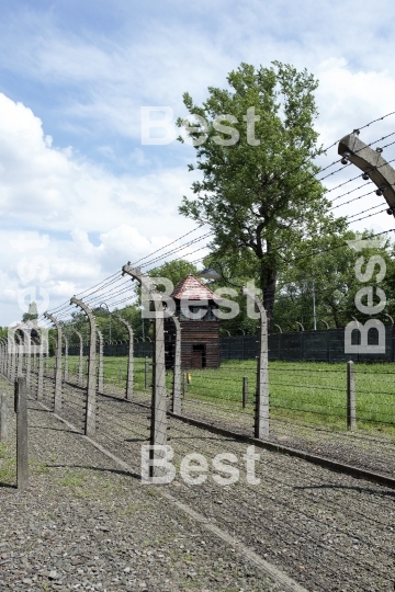 Concentration camp in Oswiecim