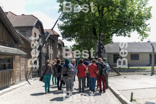 Concentration camp in Oswiecim