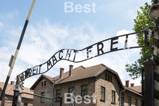 Concentration camp in Oswiecim