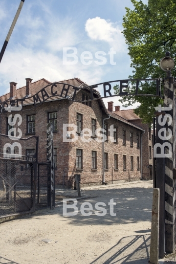 Concentration camp in Oswiecim