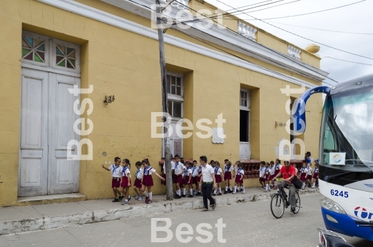 Cuban young students