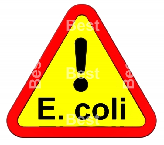 EHEC - warning sign. 