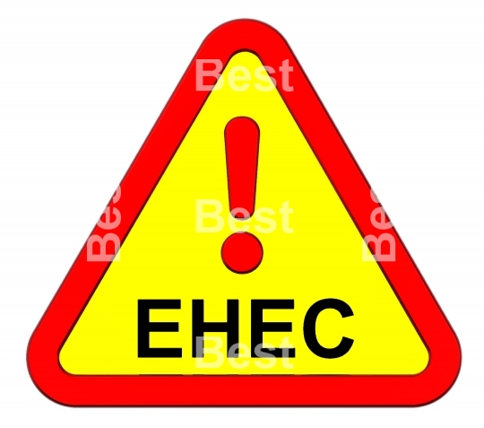 EHEC - warning sign.