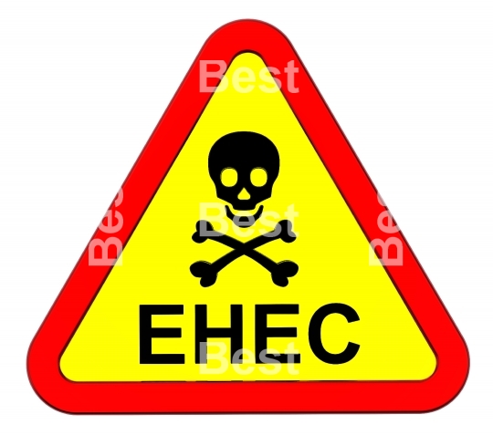 EHEC - warning sign.