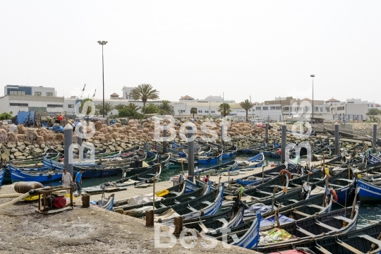 Essaouira port in Agadir