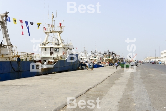 Essaouira port in Agadir