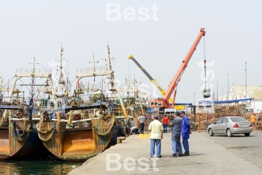 Essaouira port in Agadir