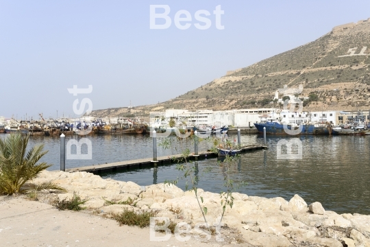 Essaouira port in Agadir