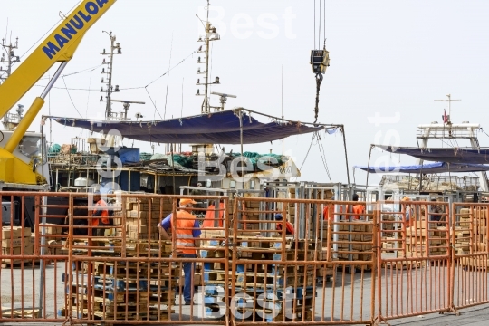 Essaouira port in Agadir