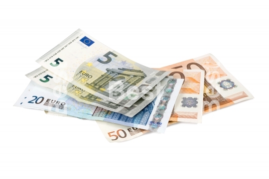 Euro banknotes