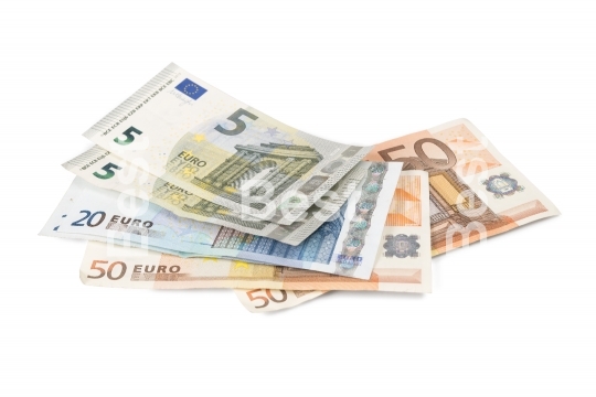 Euro banknotes