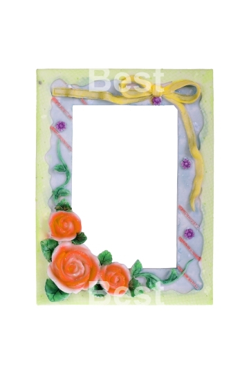 Floral photo frame