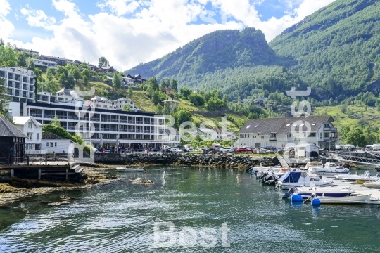 Geirangerfjord sea port