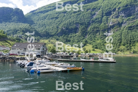 Geirangerfjord sea port