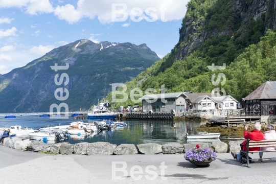 Geirangerfjord seaport